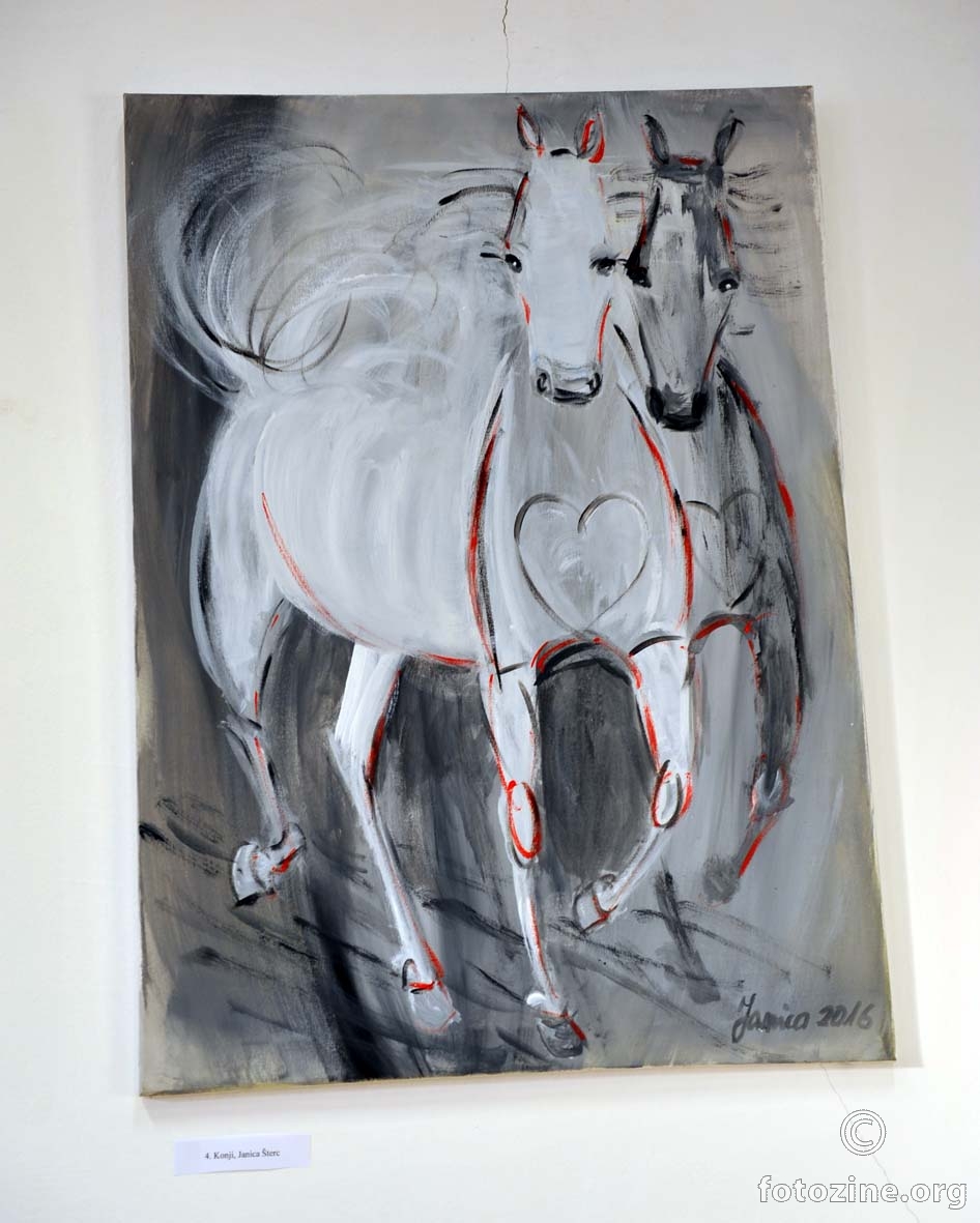 konji - slika Janice Šterc