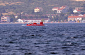 Red submarine.…